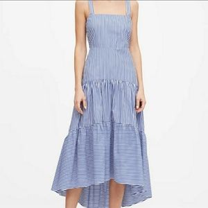 Gorgeous NWOT Poplin Tier Maxi dress